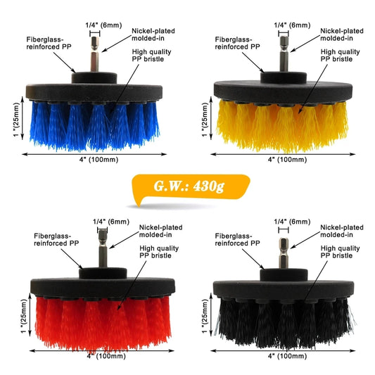 Drill Brush Cleaning Attachment