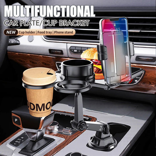 Dual Cup Holder Tray Organiser