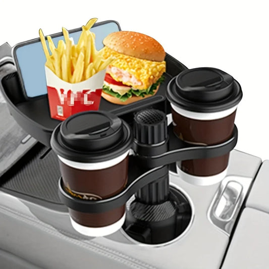 3-in-1 Car Cup Holder Tray