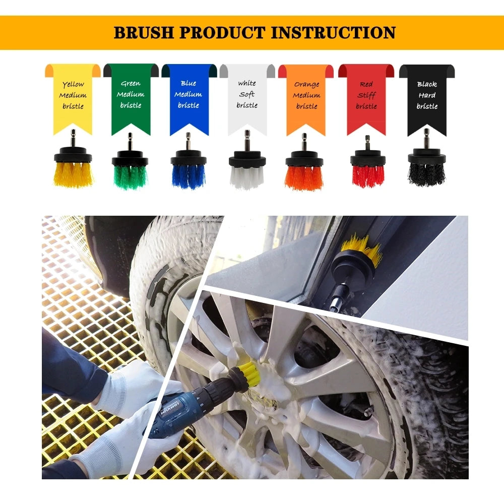 Drill Brush Cleaning Attachment