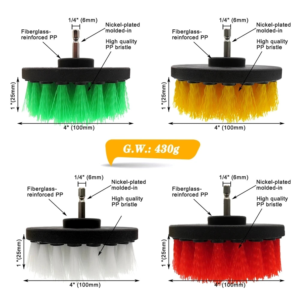 Drill Brush Cleaning Attachment