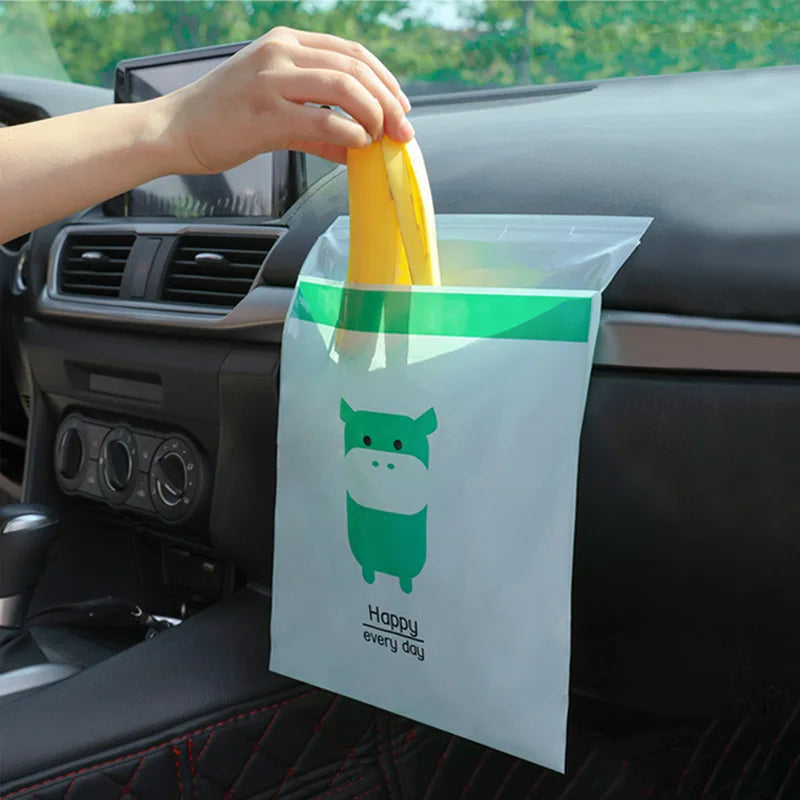 Self-Adhesive Disposable Car Rubbish Bags