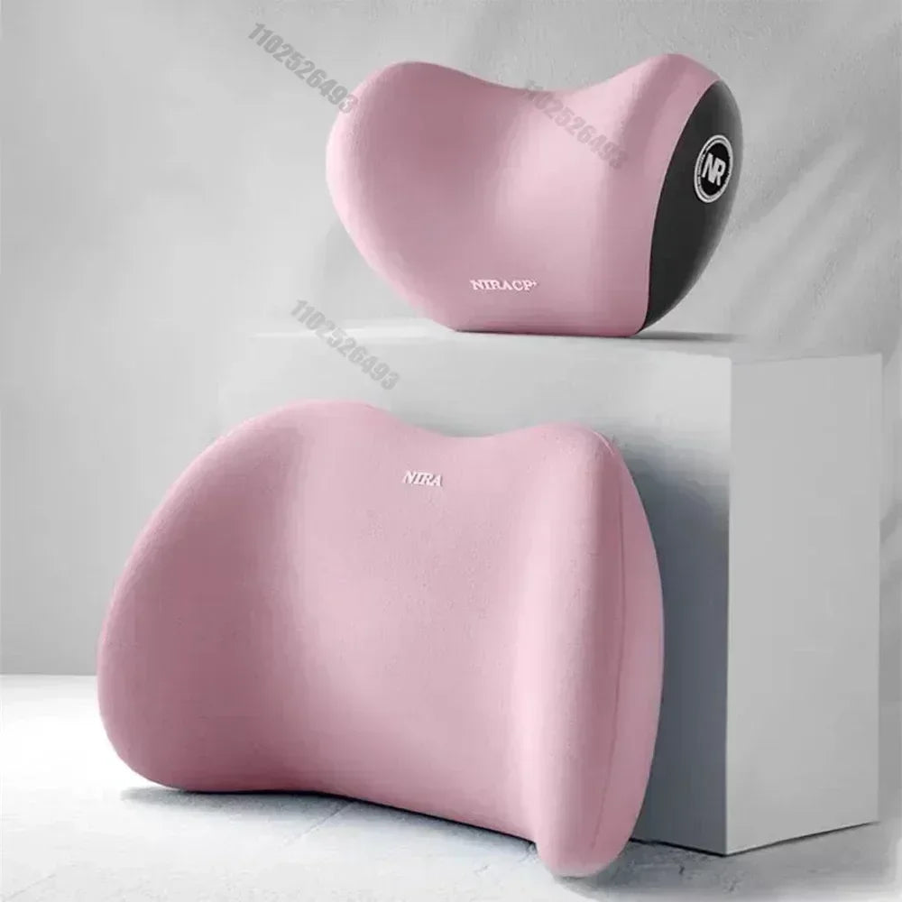 Contoured Car Neck & Lumbar Support Cushions