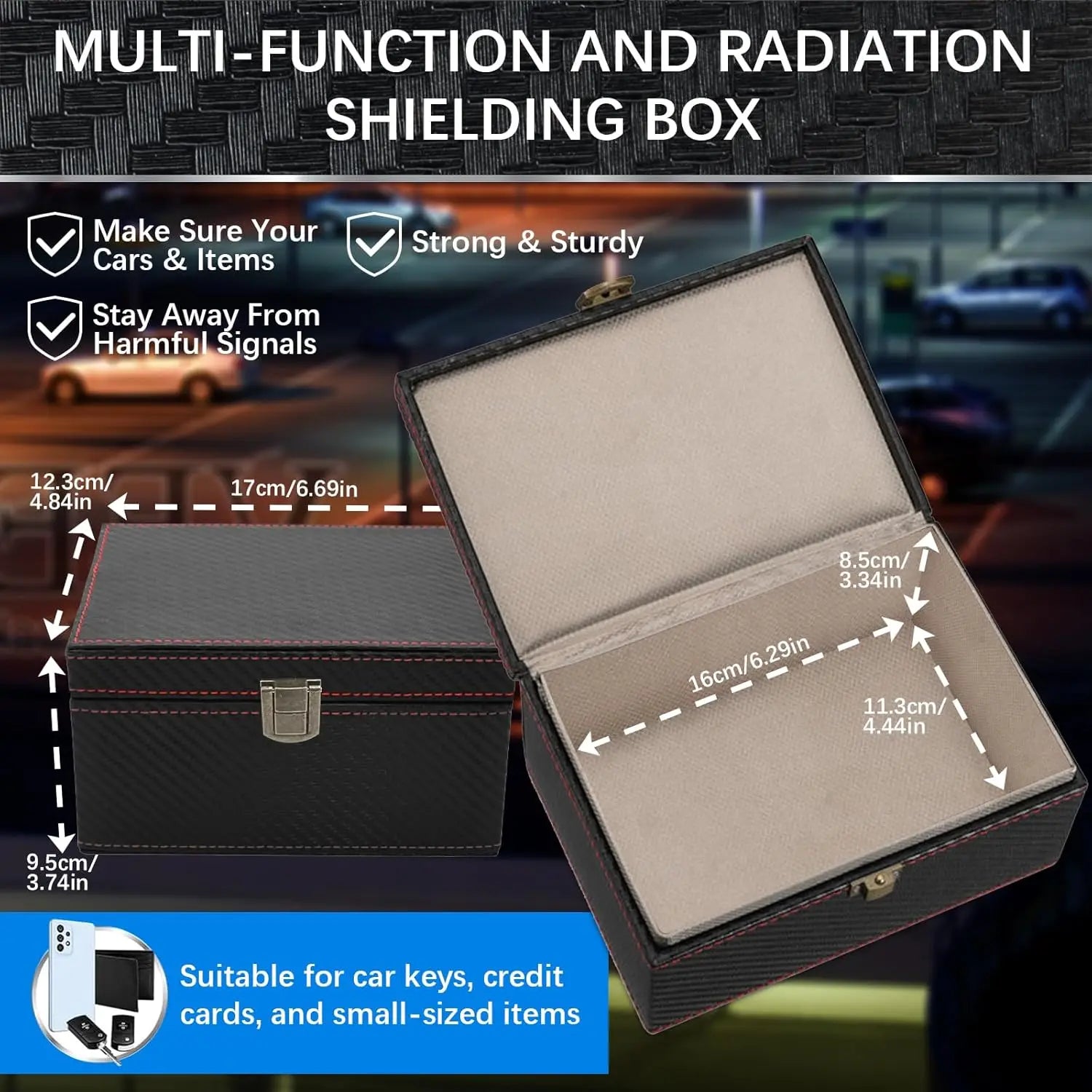 Faraday Key Signal Blocking Box & Pouches