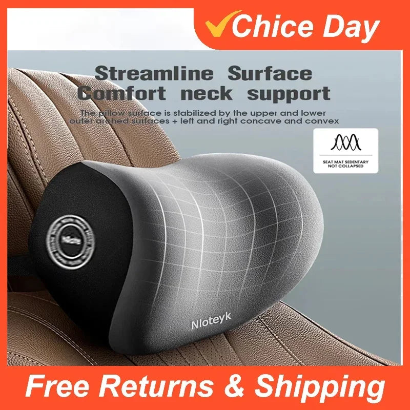 Contoured Car Neck & Lumbar Support Cushions