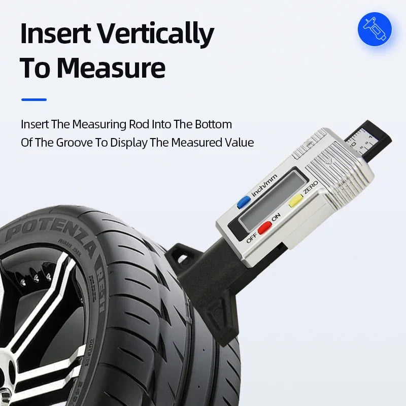 Digital Tyre Tread Depth Gauge