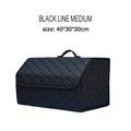 Foldable PU Leather Car Boot Organiser