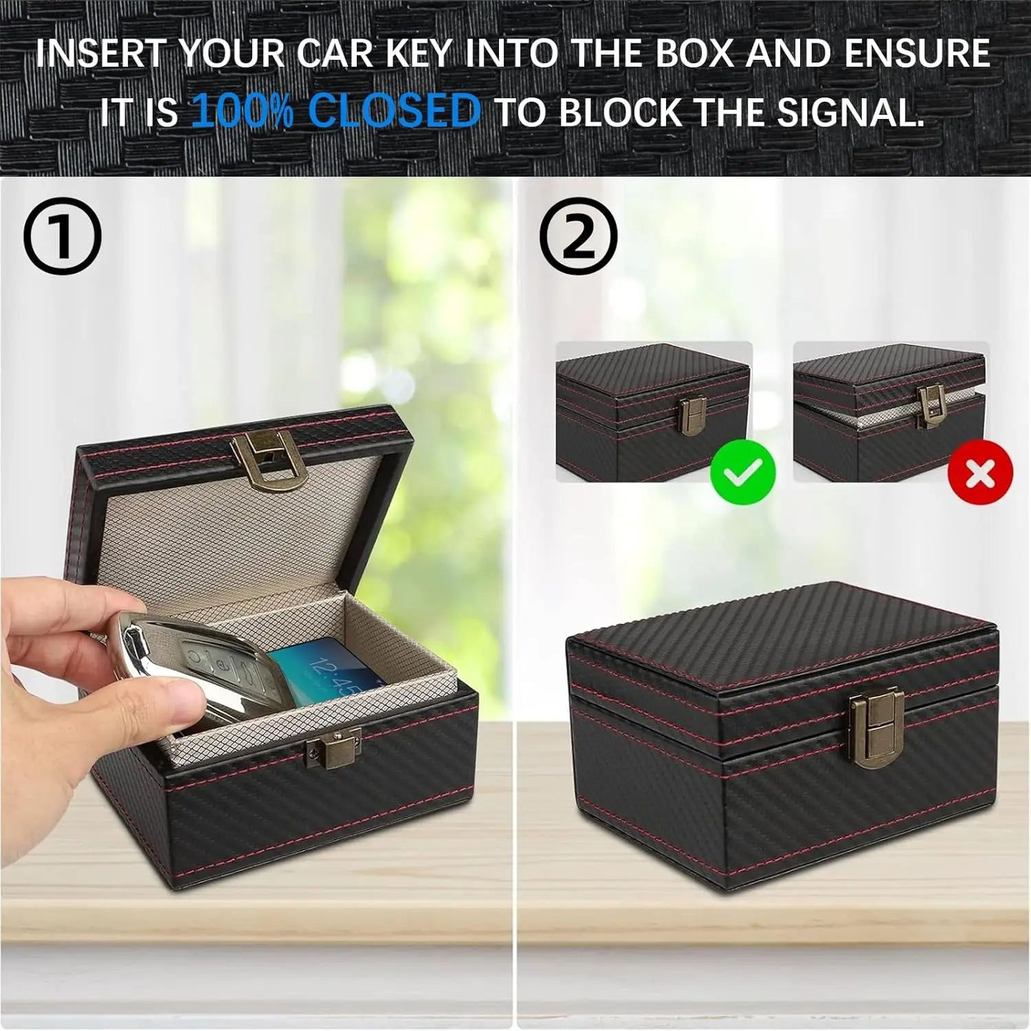 Faraday Key Signal Blocking Box & Pouches