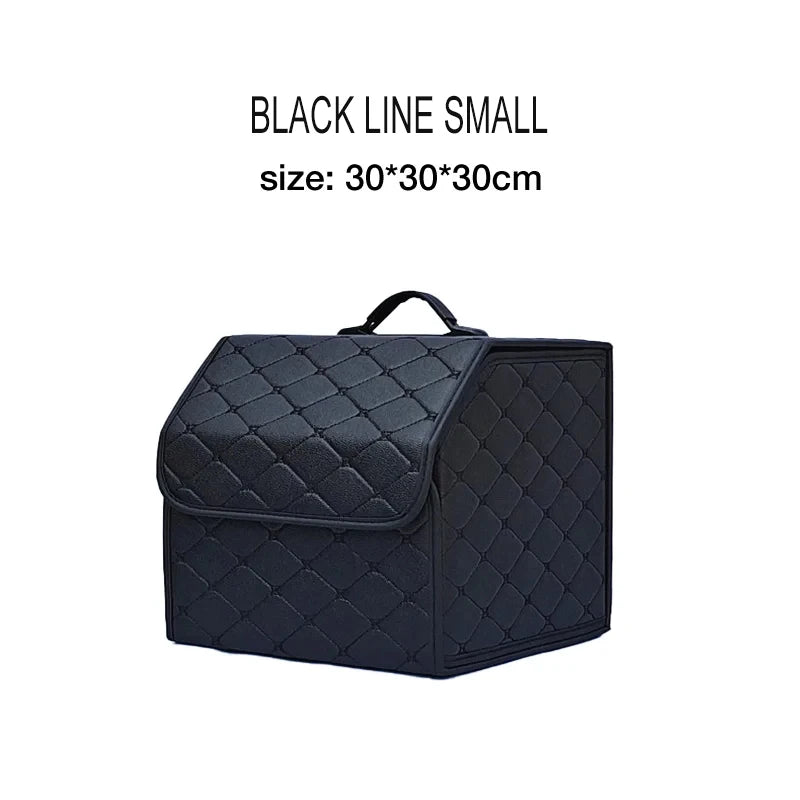 Foldable PU Leather Car Boot Organiser