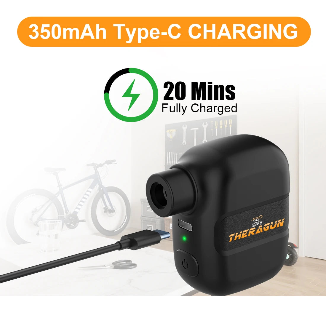 Mini Rechargeable Bike Air Pump