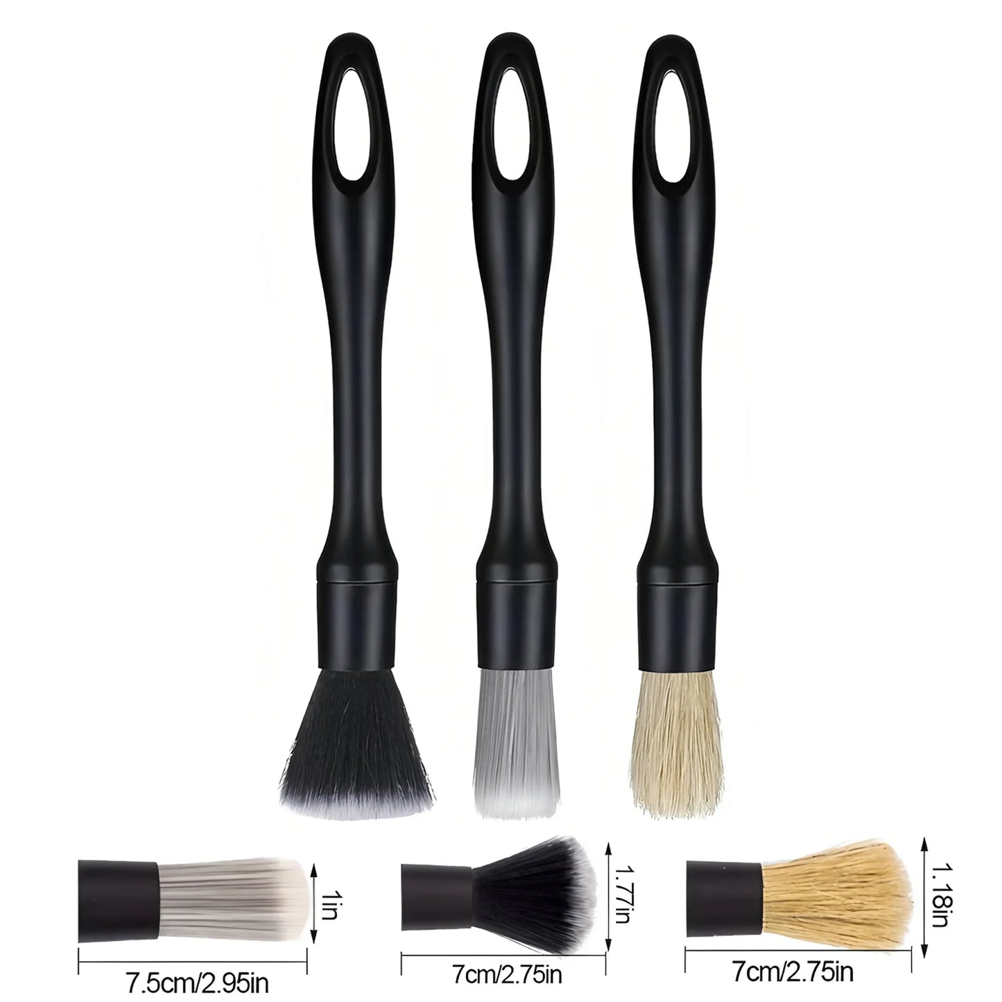 Automotive Detailing Brush Set