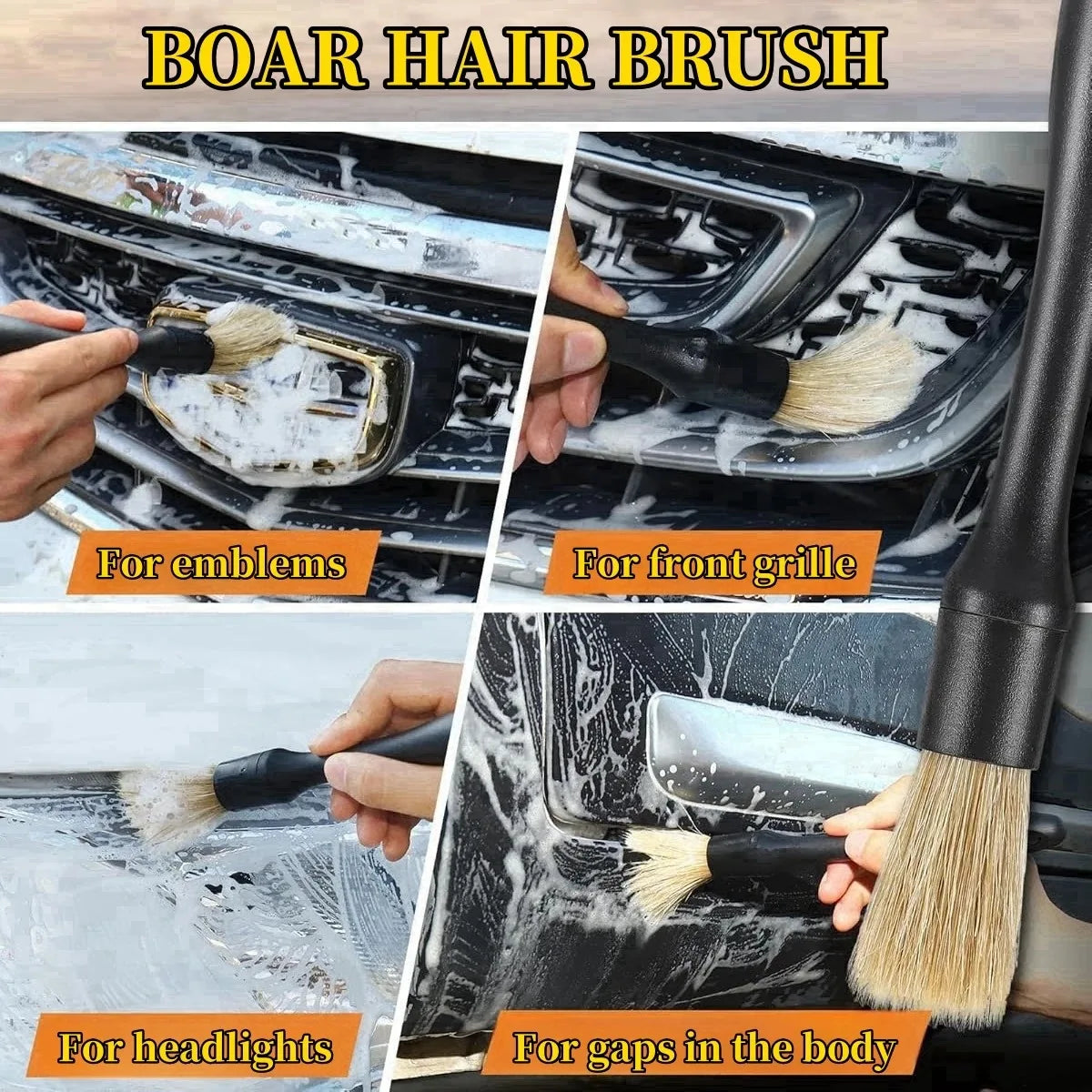 Automotive Detailing Brush Set
