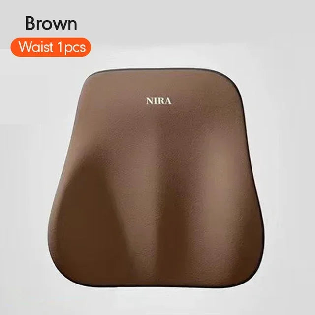 Memory Foam Car Neck & Lumbar Cushion Set