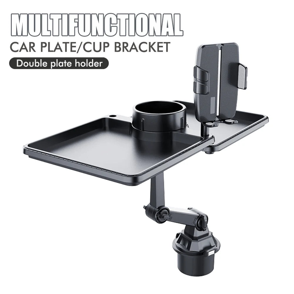 Dual Cup Holder Tray Organiser