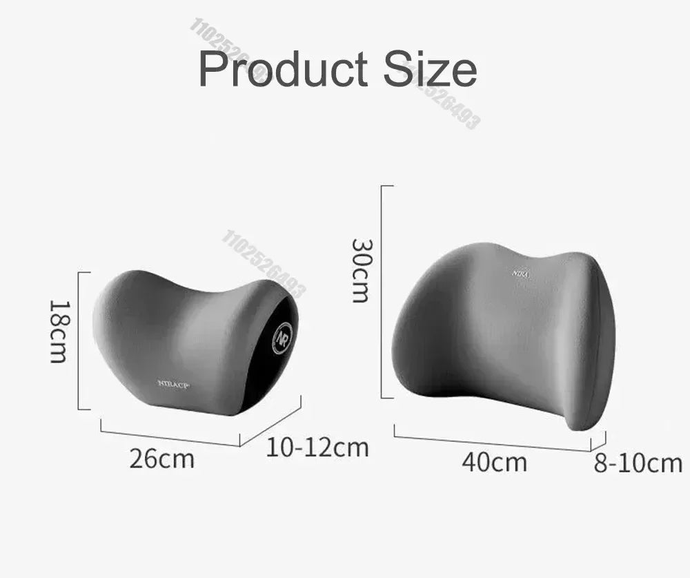 Contoured Car Neck & Lumbar Support Cushions