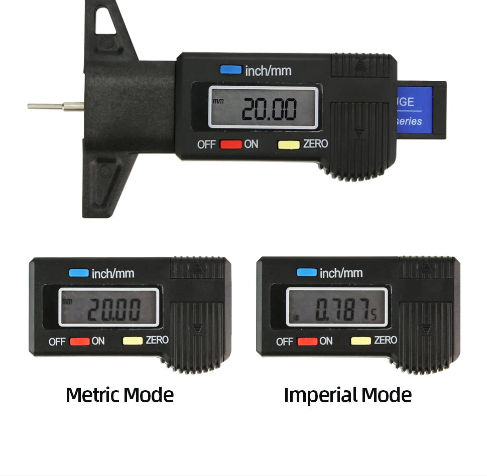 Digital Tyre Tread Depth Gauge
