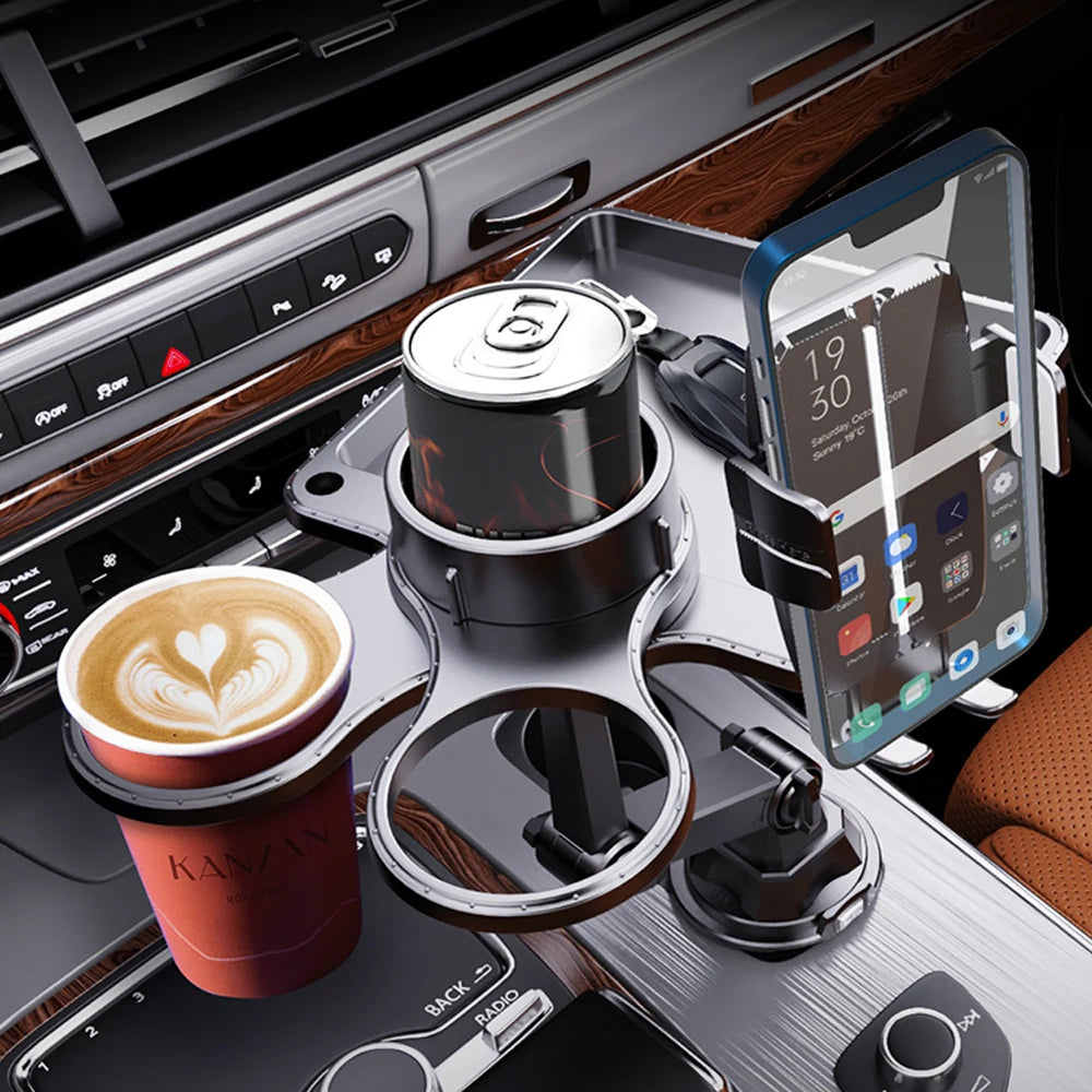 Dual Cup Holder Tray Organiser