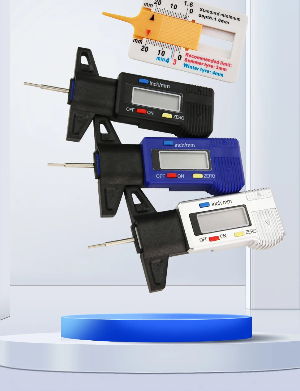 Digital Tyre Tread Depth Gauge