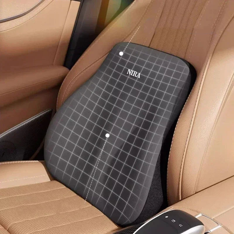 Memory Foam Car Neck & Lumbar Cushion Set