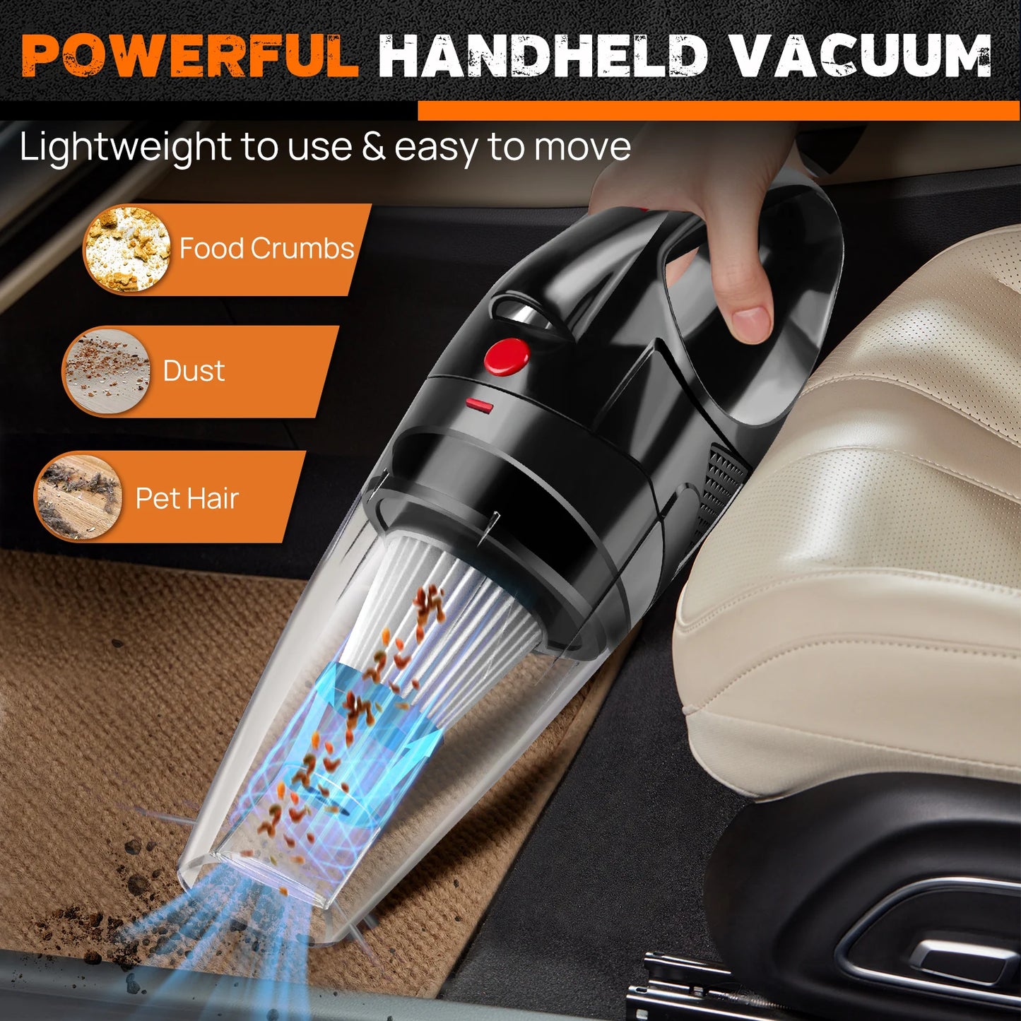 Cordless Handheld Car Vacuum