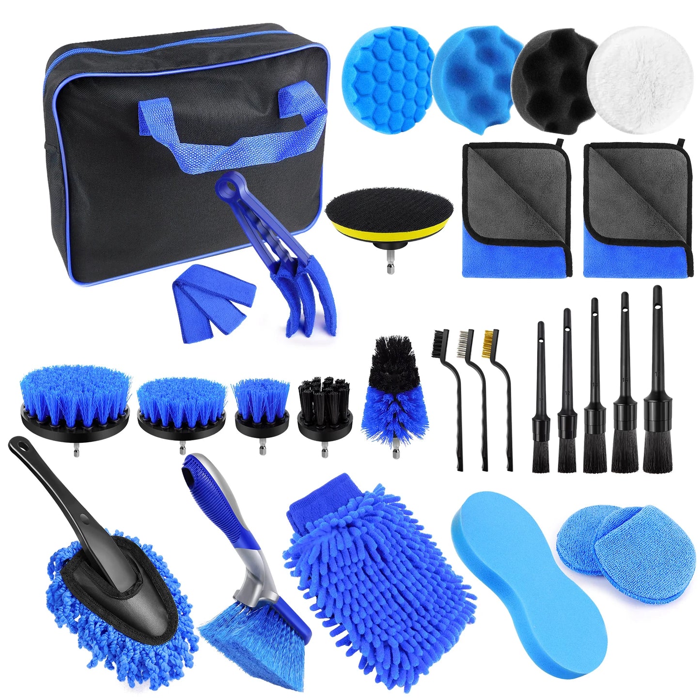 Car Detailing Brush Kit