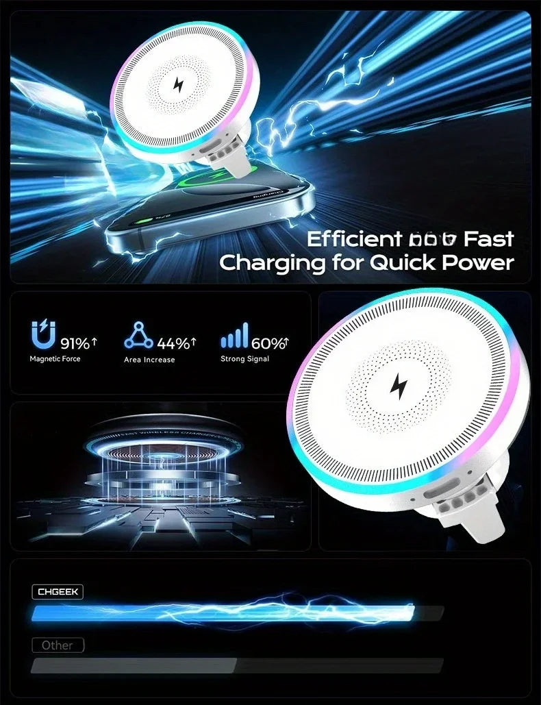 MagSafe RGB Car Charger Mount