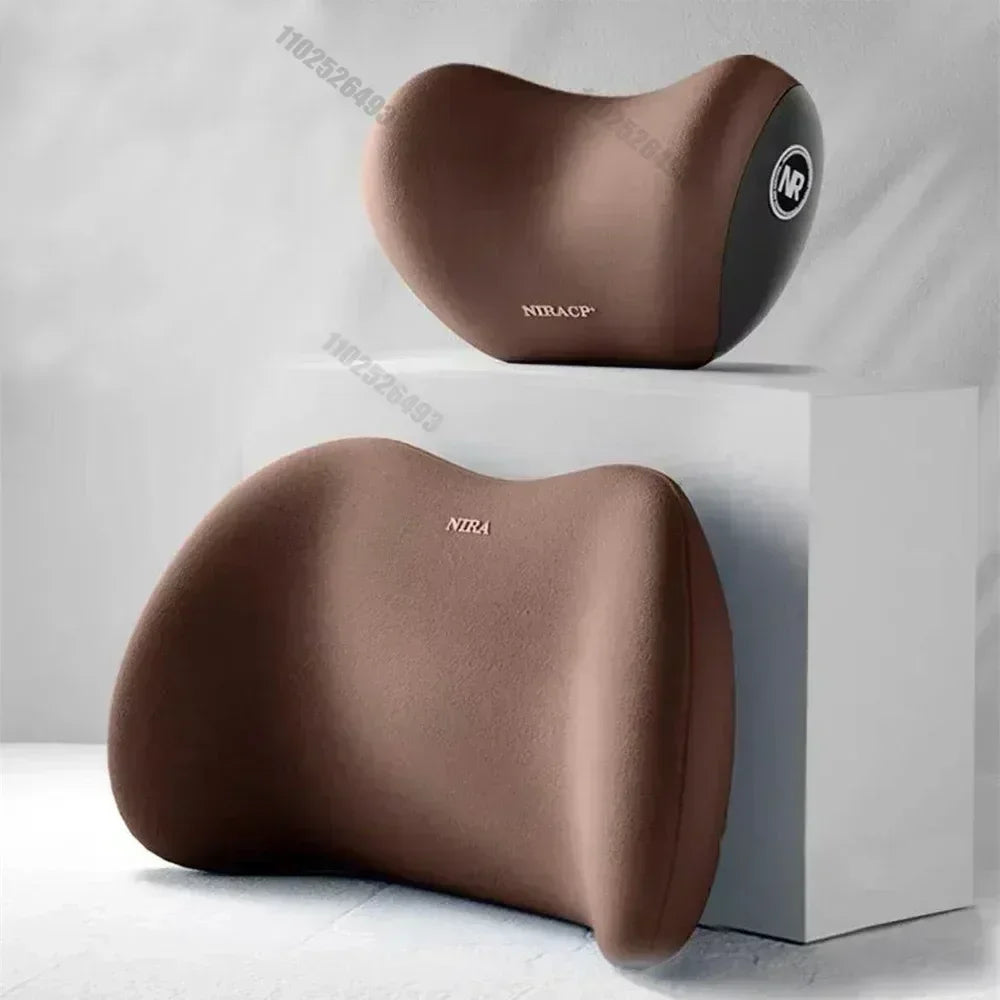 Contoured Car Neck & Lumbar Support Cushions