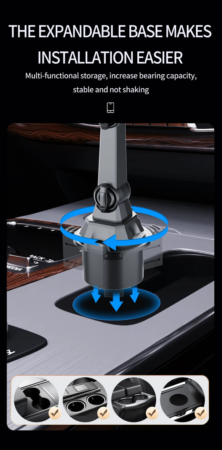Dual Cup Holder Tray Organiser