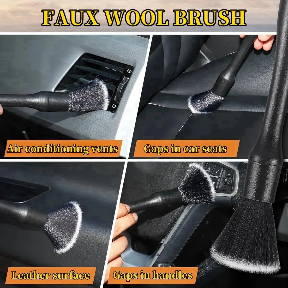 Automotive Detailing Brush Set