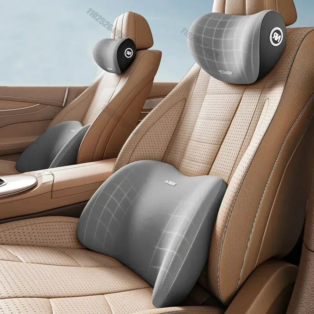 Contoured Car Neck & Lumbar Support Cushions