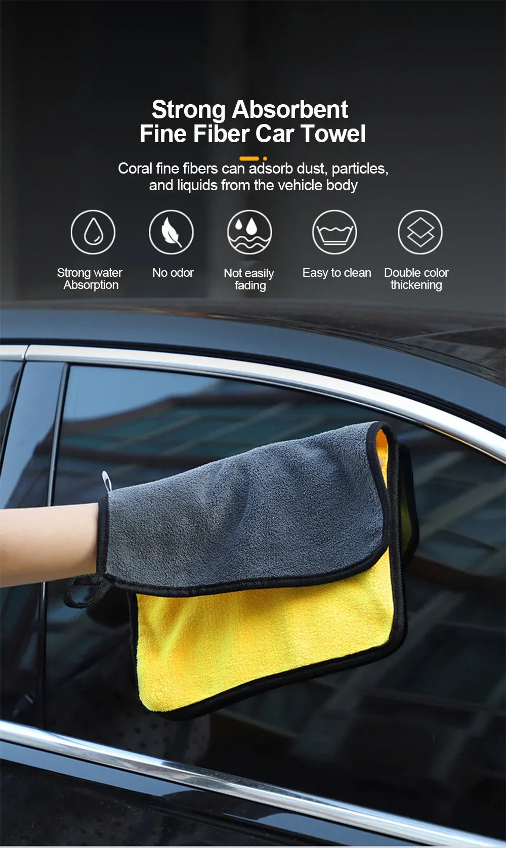 Microfibre Car Cleaning Towels