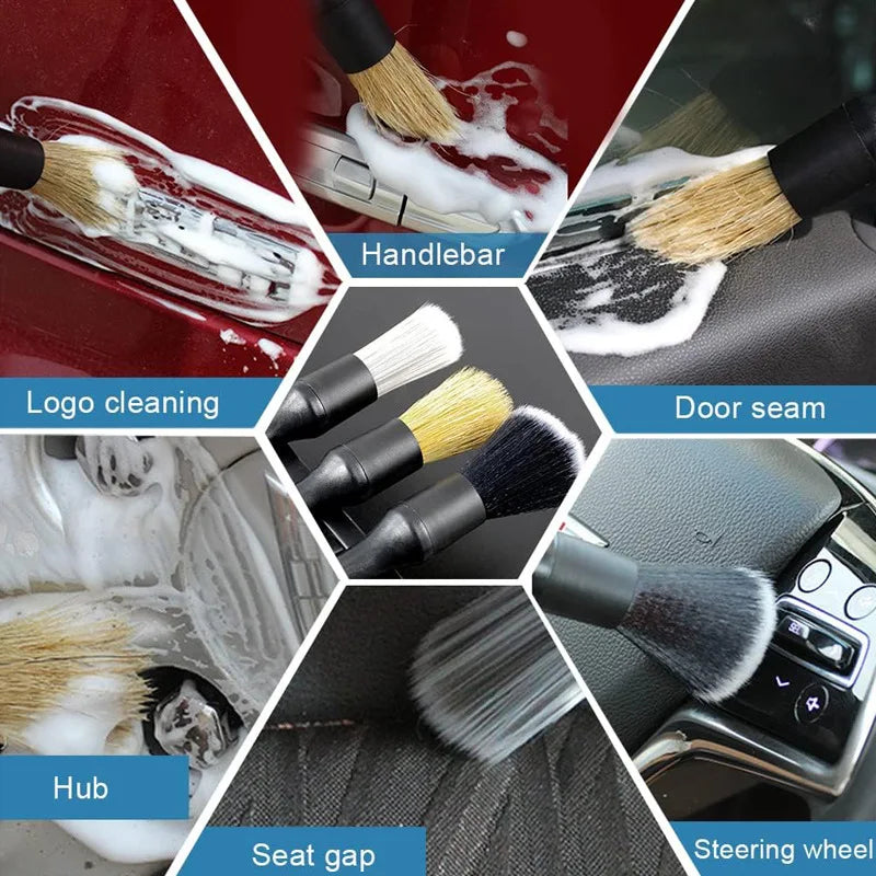 Automotive Detailing Brush Set