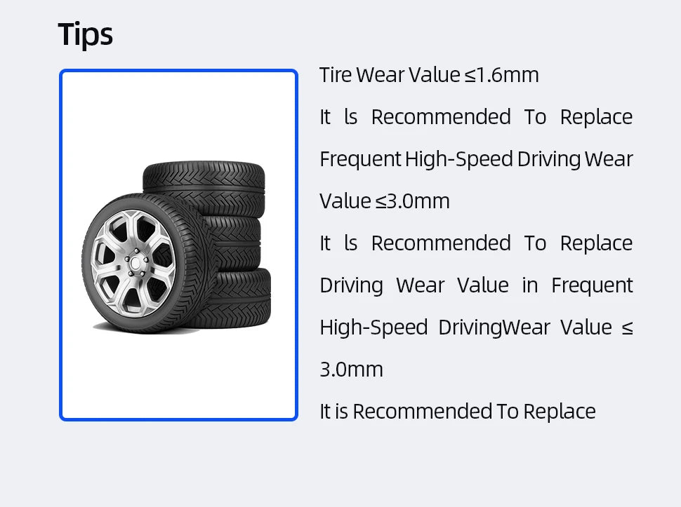 Digital Tyre Tread Depth Gauge