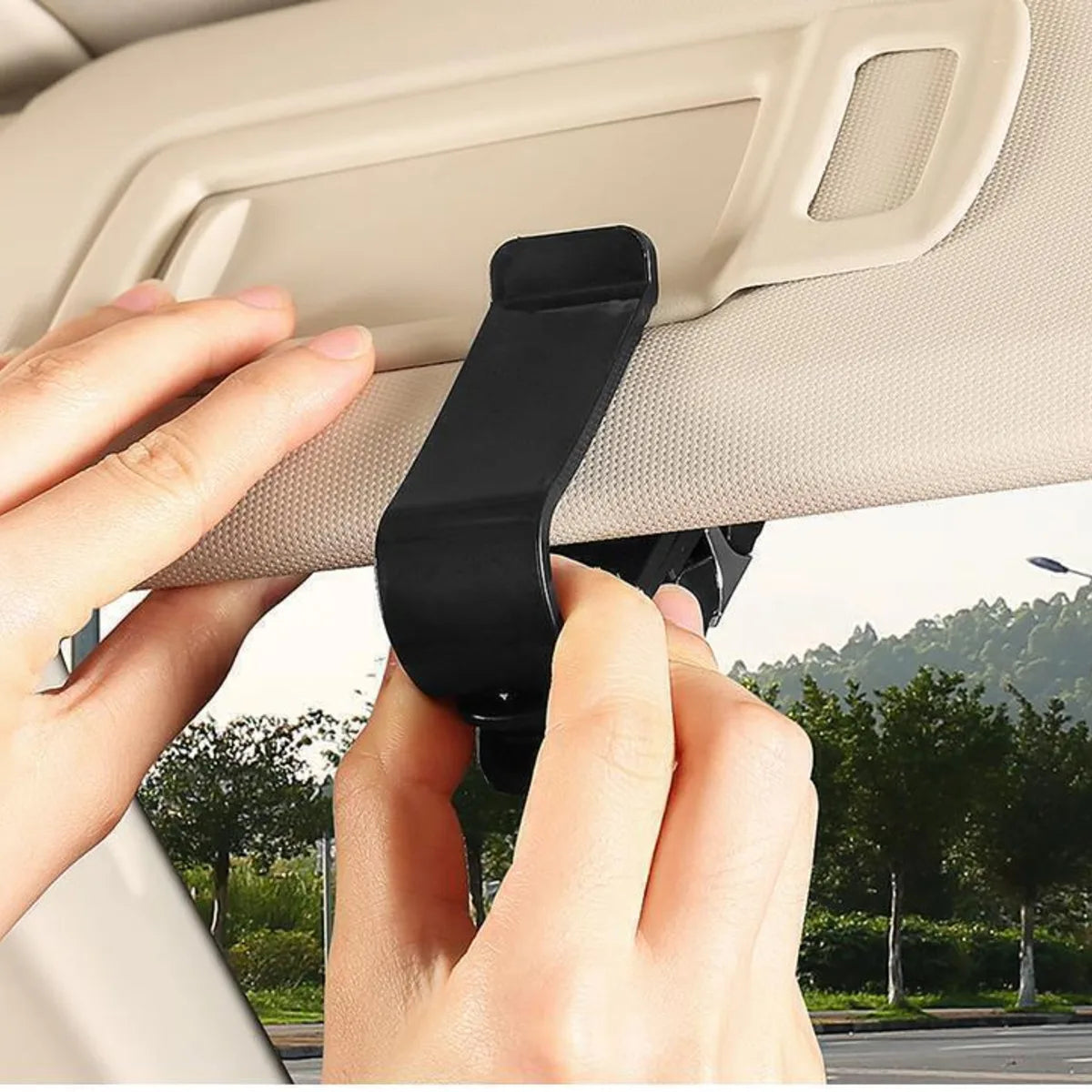 Sun Visor Sunglasses Holder 2 Pack
