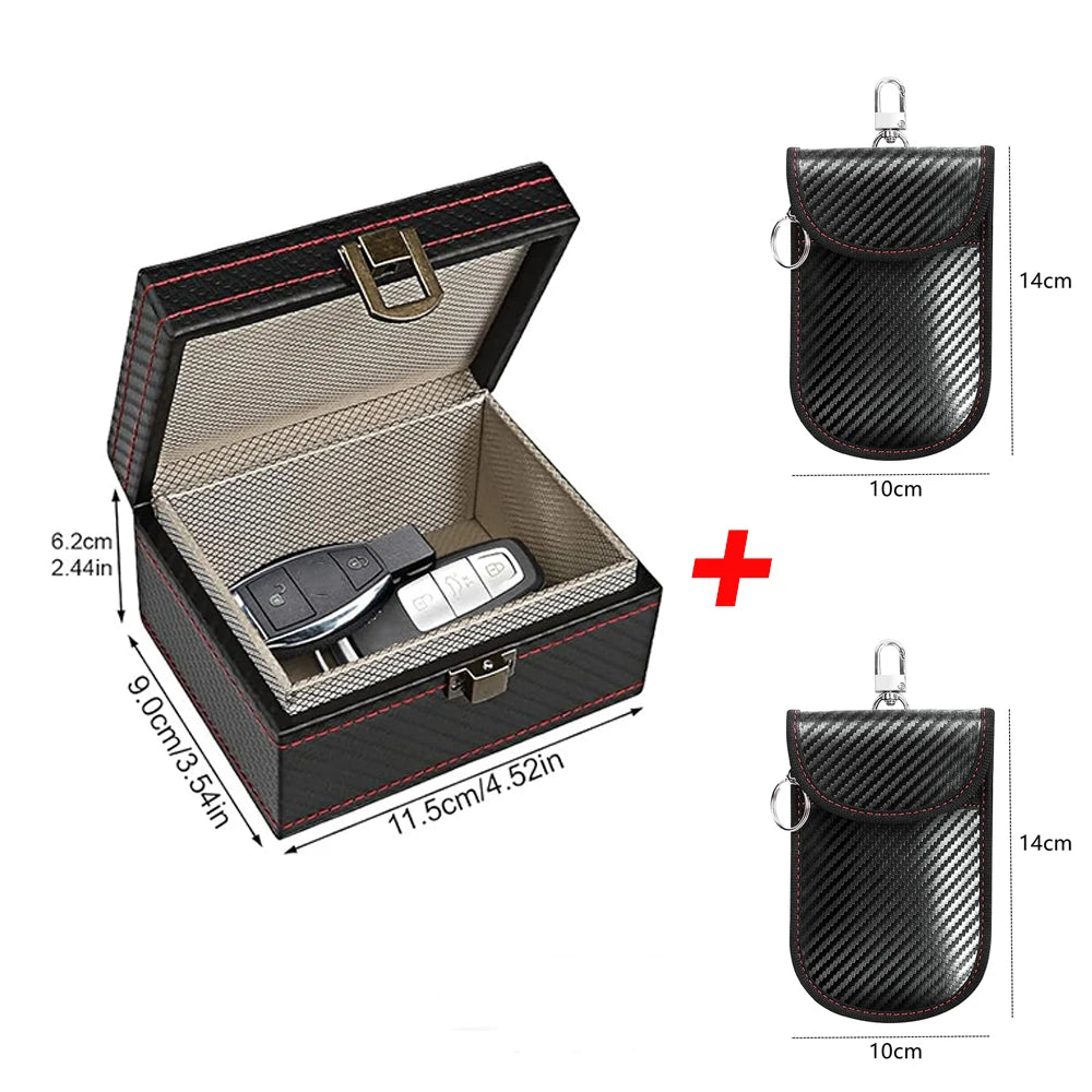 Faraday Key Signal Blocking Box & Pouches