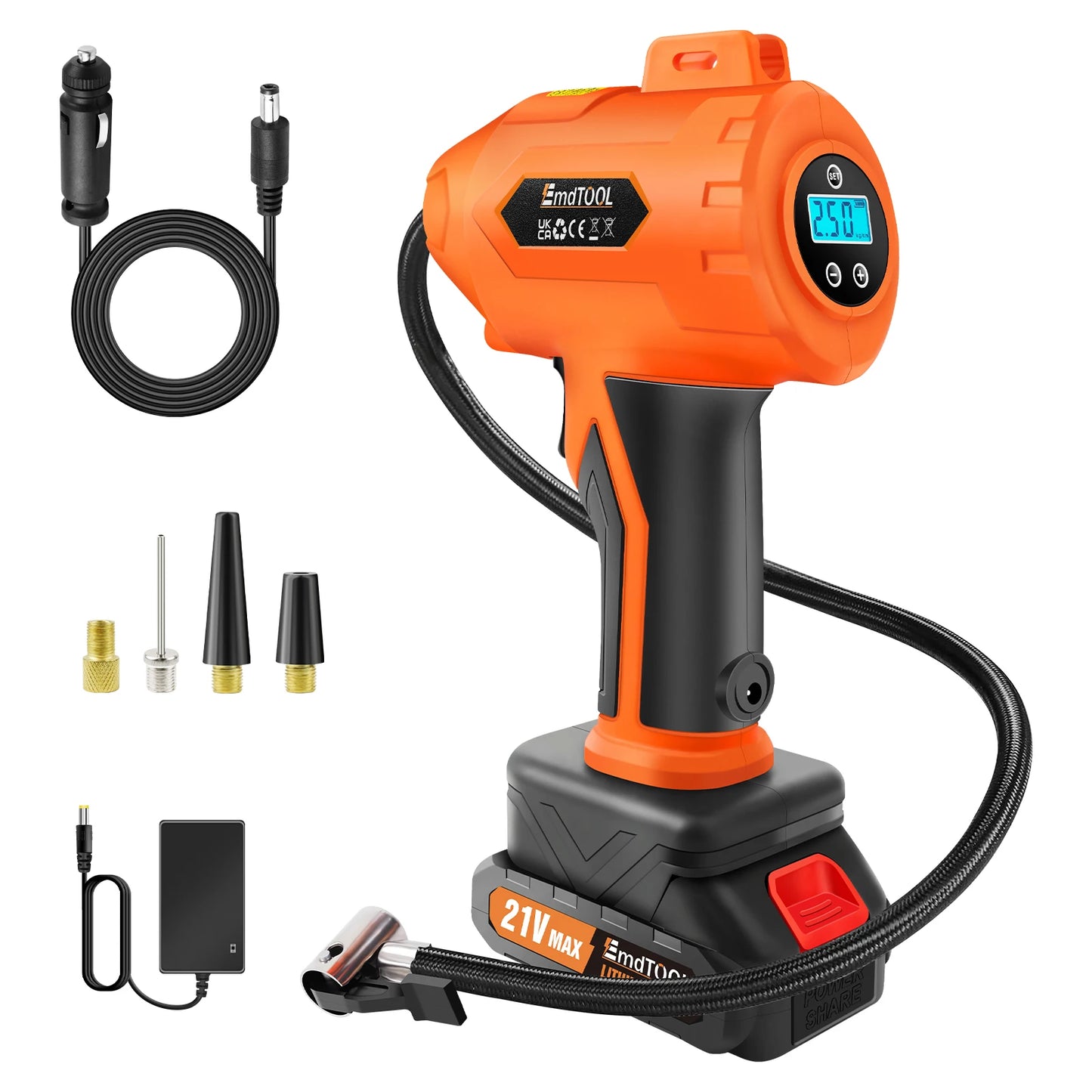 Rechargeable Digital Tyre Inflator