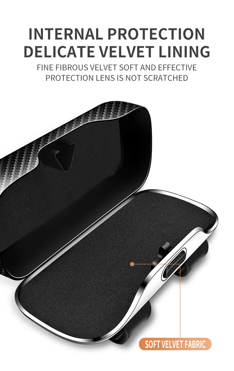 Car Sunglasses Holder & Storage Case