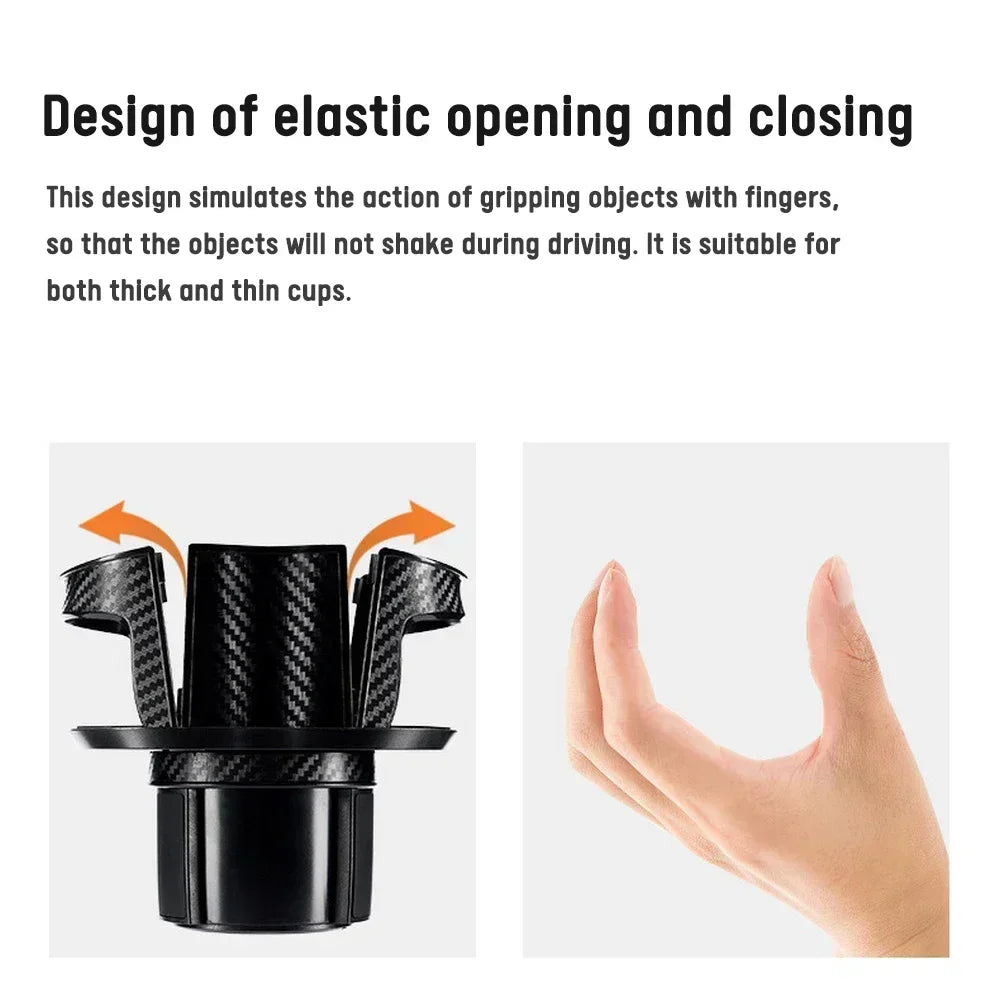 Dual Cup Holder Phone Mount