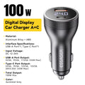 Essager 100W USB-C Car Charger