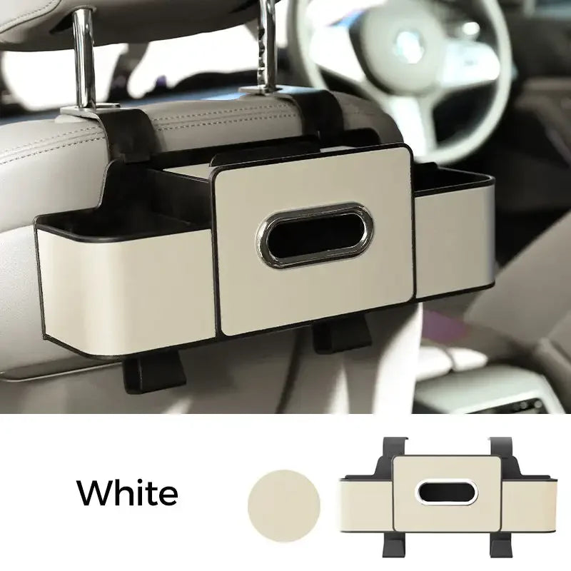 PU Leather Car Seat Back Organiser