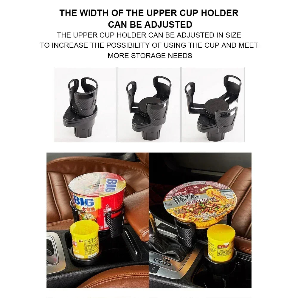 Dual Cup Holder Phone Mount
