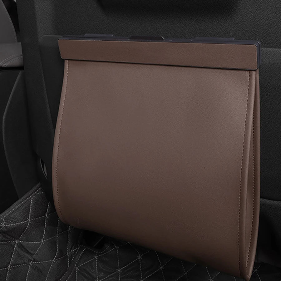 Magnetic PU Leather Car Rubbish Bag