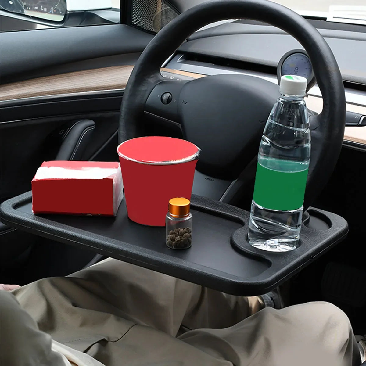 Steering Wheel Tray Table