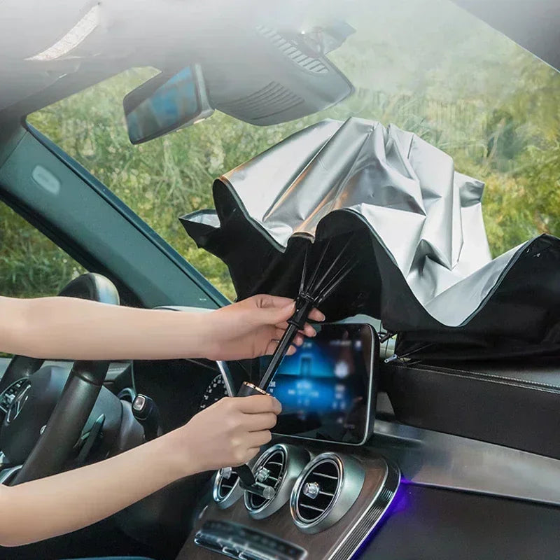 Foldable Car Sunshade Umbrella