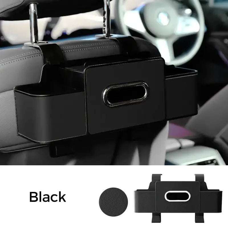 PU Leather Car Seat Back Organiser