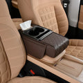Memory Foam Car Armrest Cushion with Storage