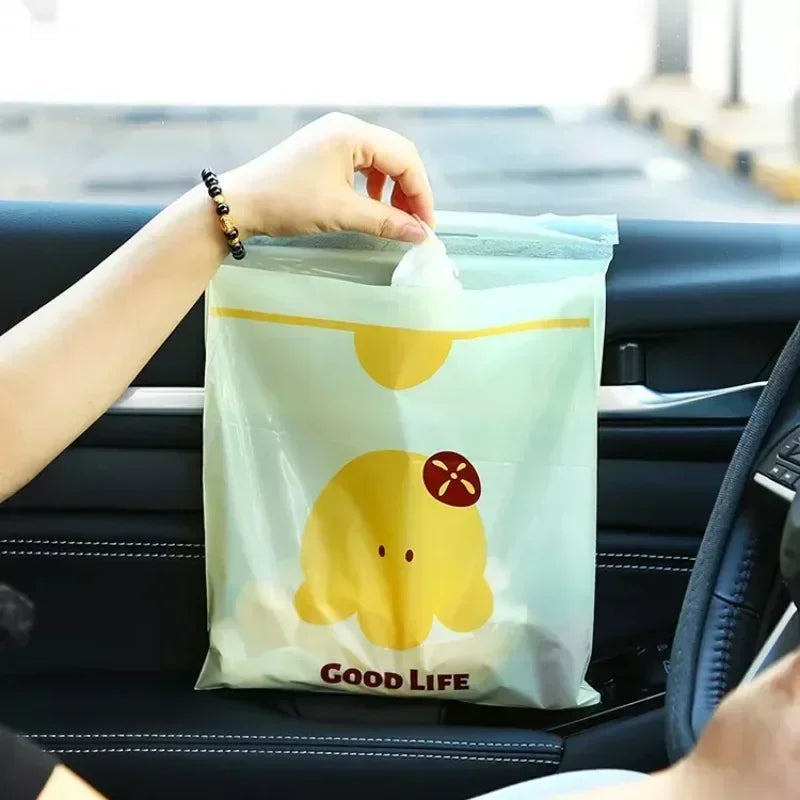 Self-Adhesive Disposable Car Rubbish Bags