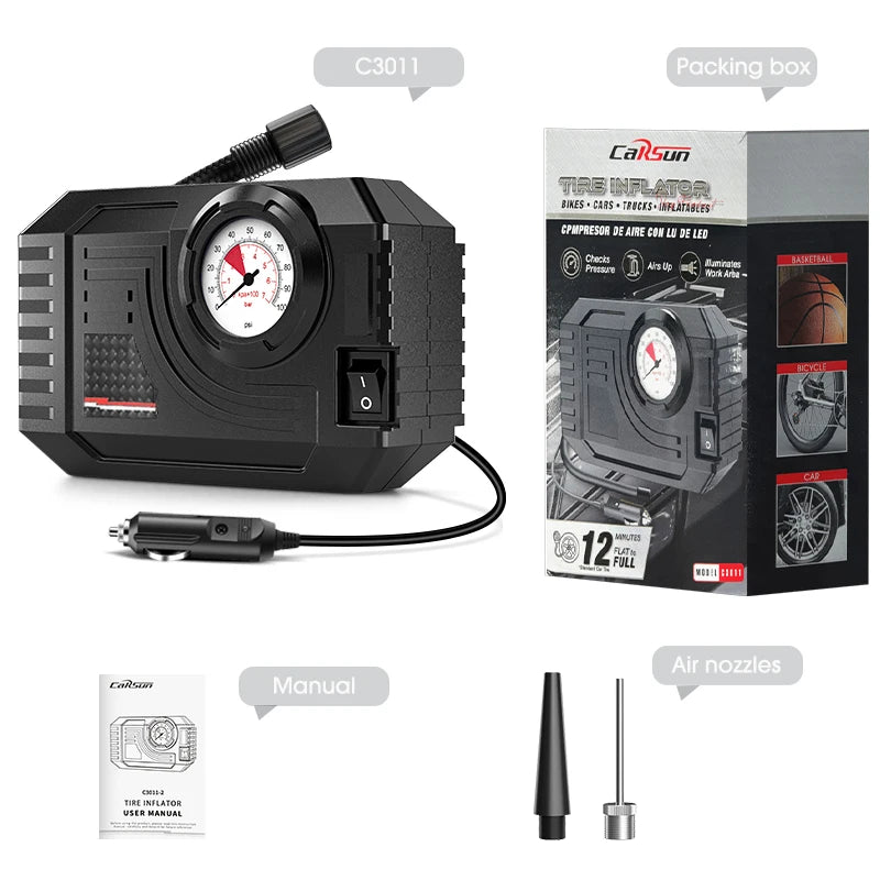 Wired Digital Tyre Inflator