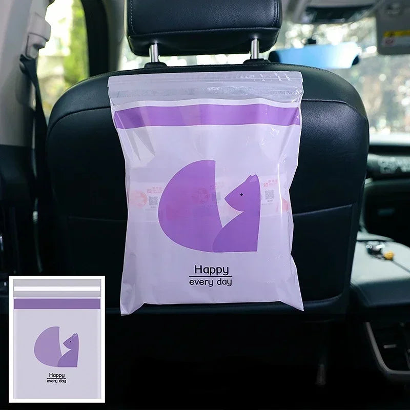 Self-Adhesive Disposable Car Rubbish Bags