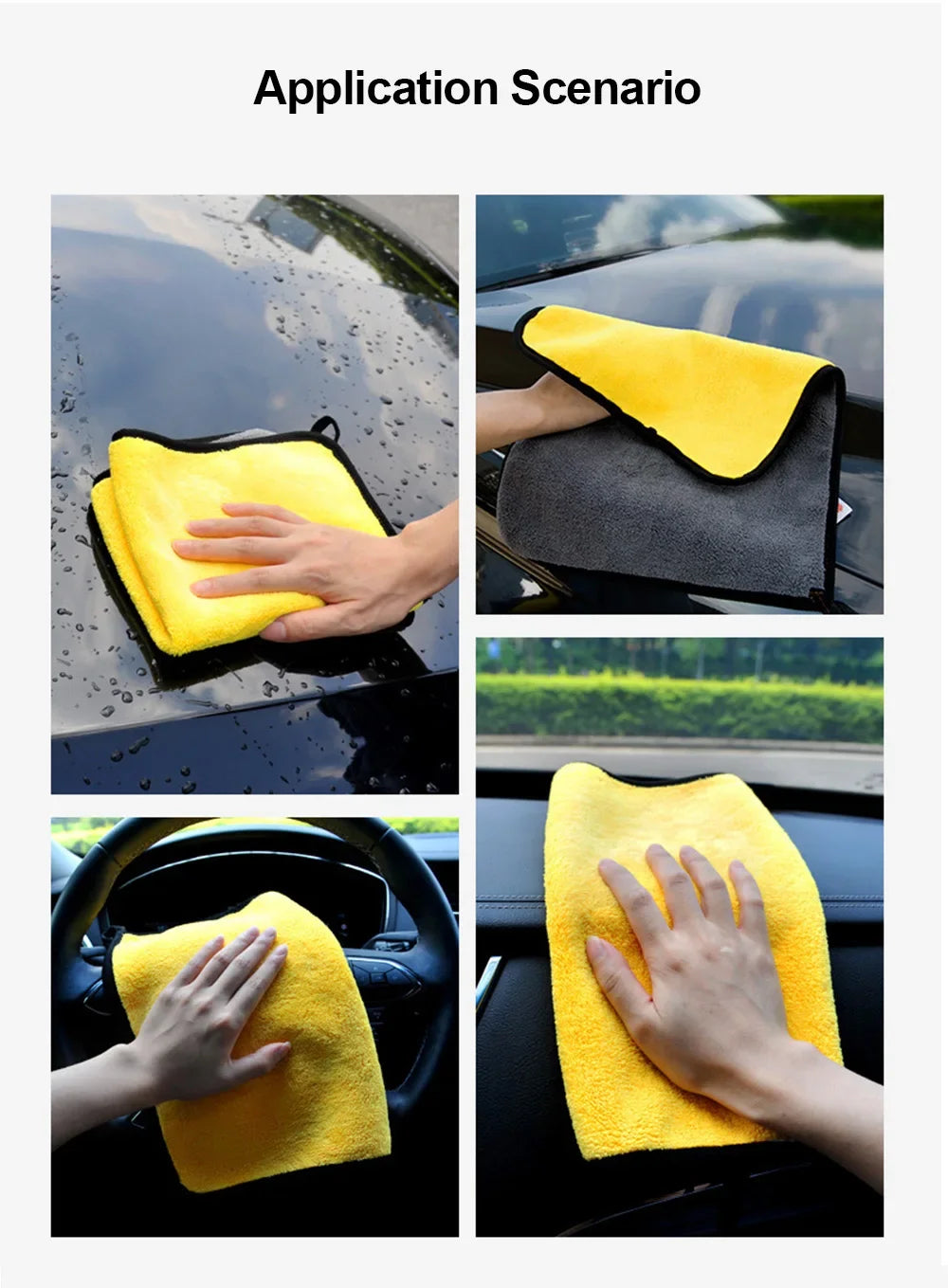 Microfibre Car Cleaning Towels
